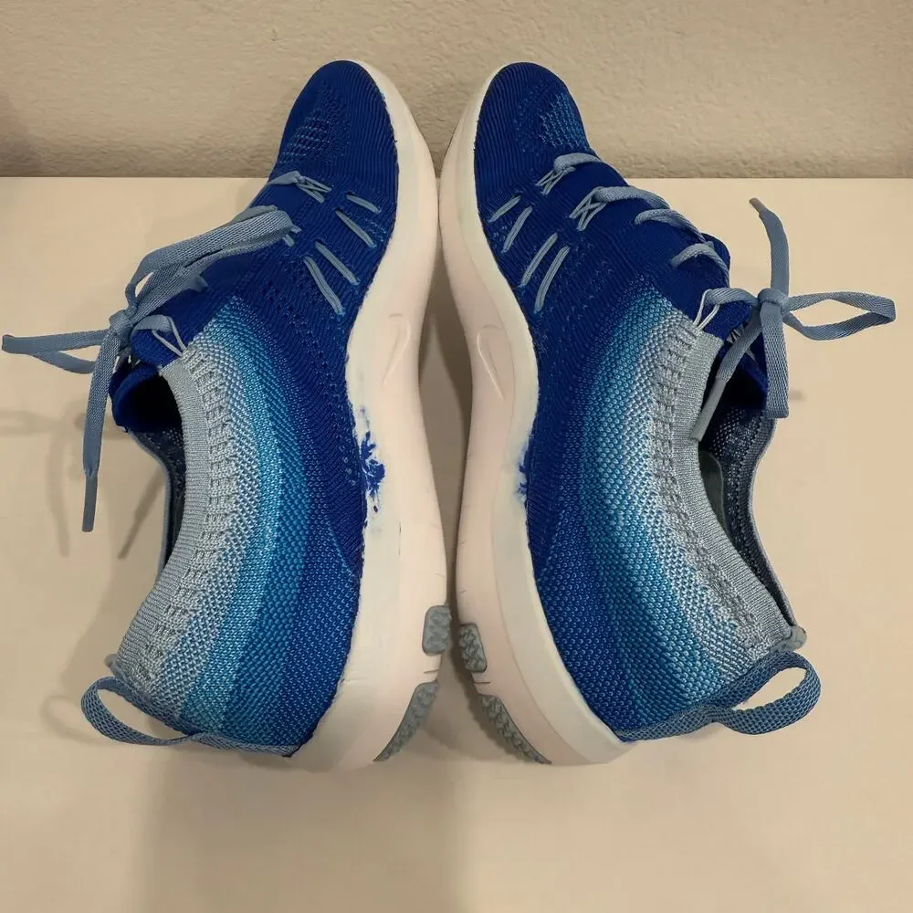 Nike Free Women's TR Focus Flyknit Running Shoes 844817-401 Racer Blue Sz 7.5